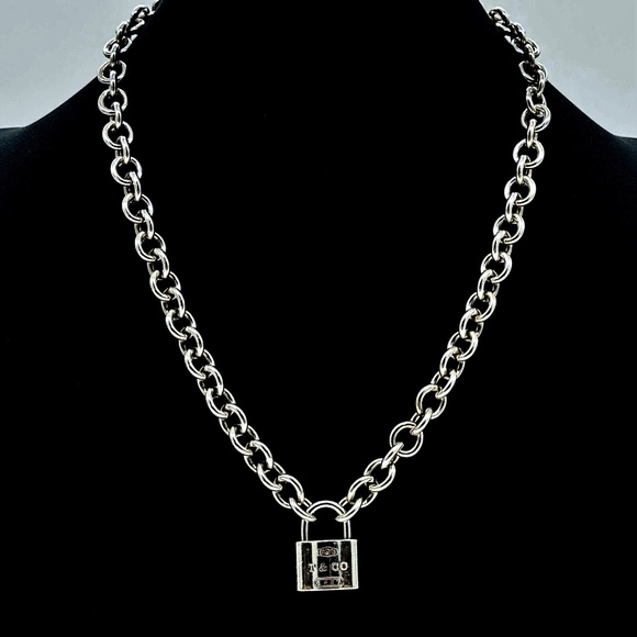 Tiffany & Co. 1837  Lock Charm Necklace Retired - Picture 8 of 9